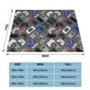 Video Game Controller Blanket Coral Fleece Plush Textile Decor Gameboy Multifunction Soft Throw Blankets Sofa Travel Bedspread