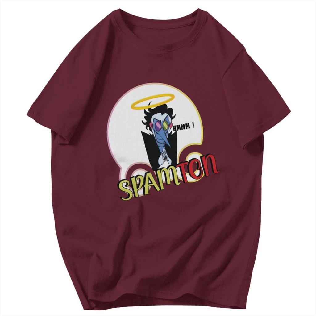Herren T-Shirt Deltarune Spamton Sommer Y2K Grafik Personalisiert Unisex Kleidung T-Shirts