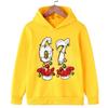 Viral "67 Vibe" Warm Kids Hoodie Toddler Hooded Sweatshirt for Boys Girls Fashionable Funny Children's Sweatshirt Christmas Gift