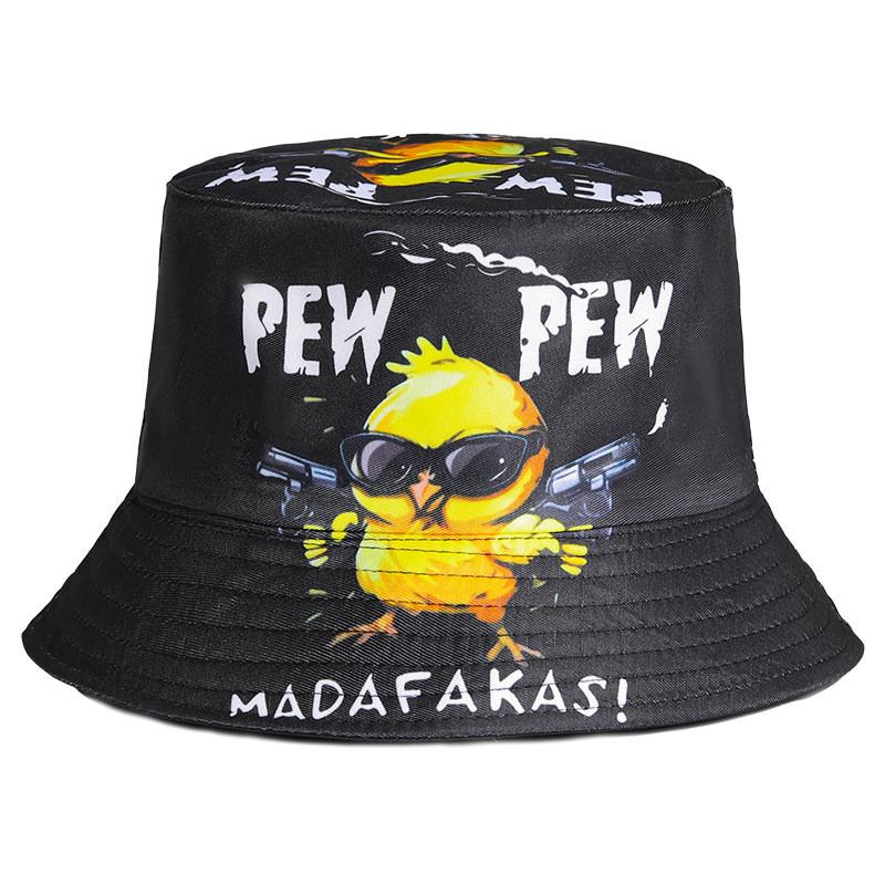 Animal Print Fisherman Hat With Breathable Polyester For Summer Outdoor Casual Wear