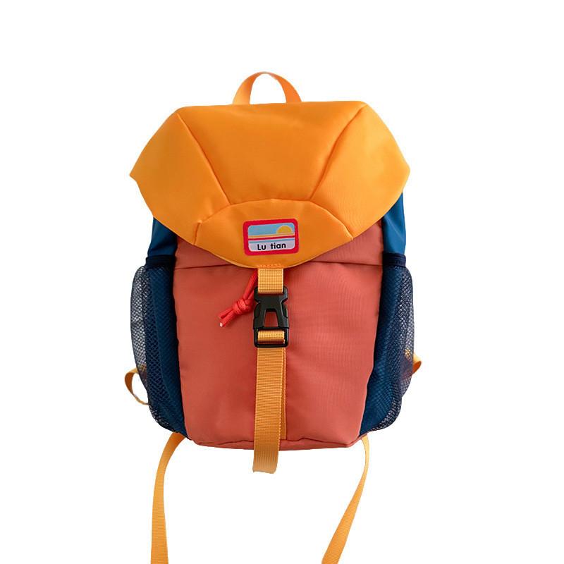 Canvas Kids School Backpack With Padded Straps For Preschool Children