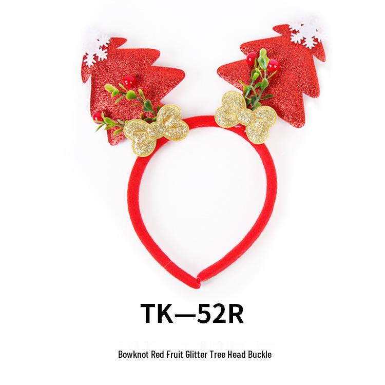 Christmas Antler Headband with Bells for Adults & Children – Festive Holiday Party Accessory