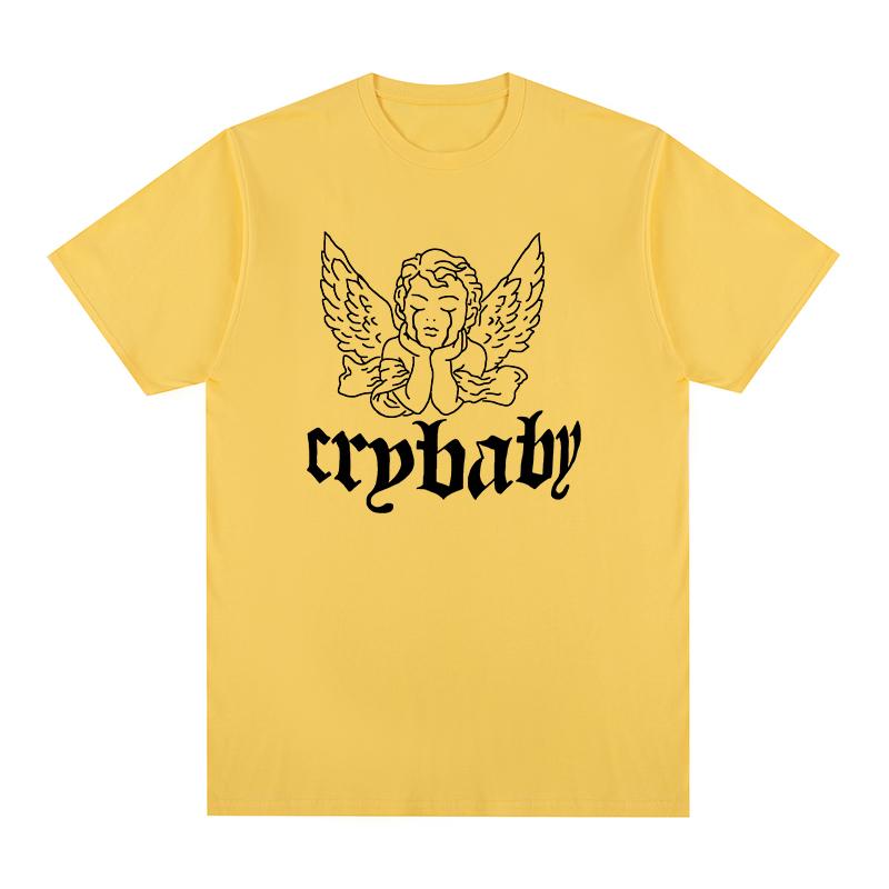 Lil Peep Angel Cry Baby Vintage Pink T-shirt Round Collar Pure Cotton Men T Shirt New TEE TSHIRT Womens Tops Unisex