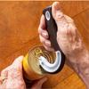 New Design Easy-Grip Hook Can Opener - Durable Plastic, Perfect For Home & Restaurant Use, Ideal Christmas Party Accessory