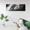 Canvas Print, Black and White Wave