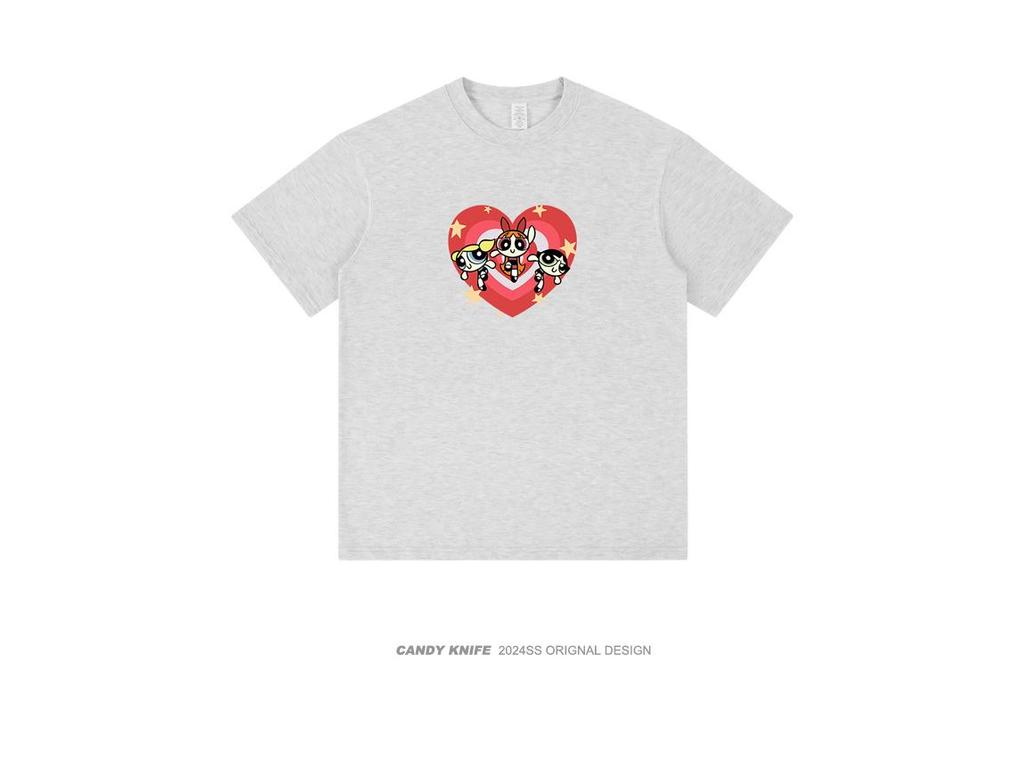 Y2K Anime Graphic Tee: Crew Neck, Short Sleeve, Pure Cotton, Unisex College Style