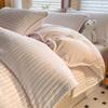 Podzimní a zimní silný sametový čtyřdílný set Korálový sametový žakárový mléčný sametový čtyřdílný set Třídílná sada povlečení Prostěradlo Povlak na přikrývku