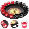 Roulette Game, 16-Hole Russian Roulette Cup, KTV Roulette Game, Drinking Tabletop Roulette Game, Party Dining Game Toy (Style)
