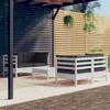 Day and Night - Day and Night Garden Furniture 5 Pieces with Anthracite Pine Wood Cushions