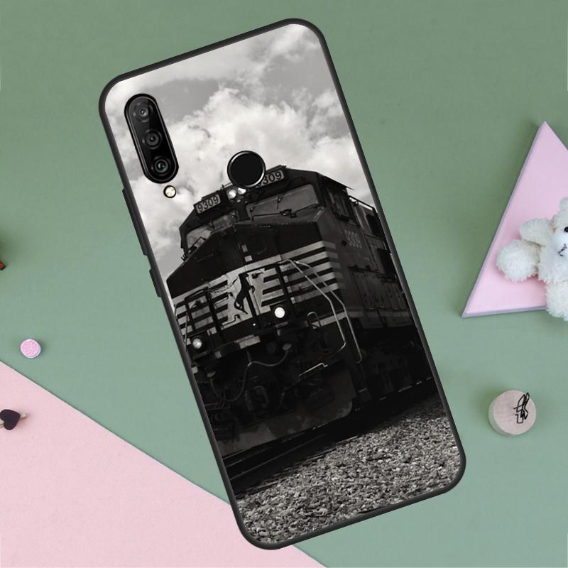 Train Railway Travel For Huawei P40 P20 P30 Lite P60 Pro Nova 10 9 SE 5T 12i 12s 11i Y91 Y90 Y60 Y70 Y72 Y61 Case