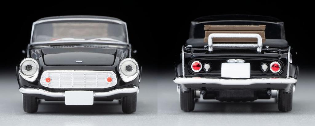 Tomytec Tomica Limited Vintage Scale Honda S600 Open Top Black Finished Model 1/64 LV-199c