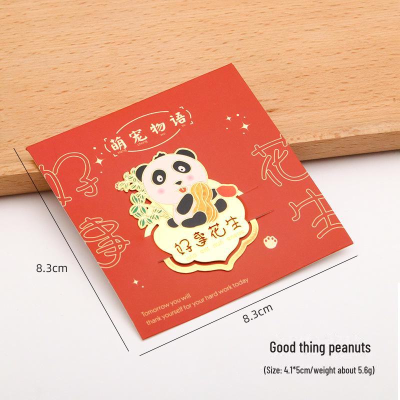 

Закладка для книг «Панда» в старинном стиле из латуни – милый полый дизайн для студентов