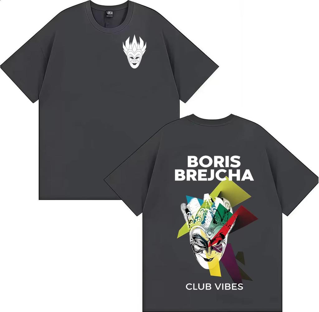 Bestselling Boris Brejcha Electronic Music Unisexs Women Hiphop Tshrits Summer Pop Retro Cotton Tshirt Teenagers