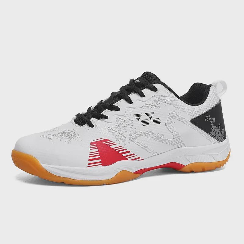 New Cross-Border Badminton Shoes with Cow Tendon Soles, Training Tennis Shoes, Sports Footwear, Student Soccer Shoes