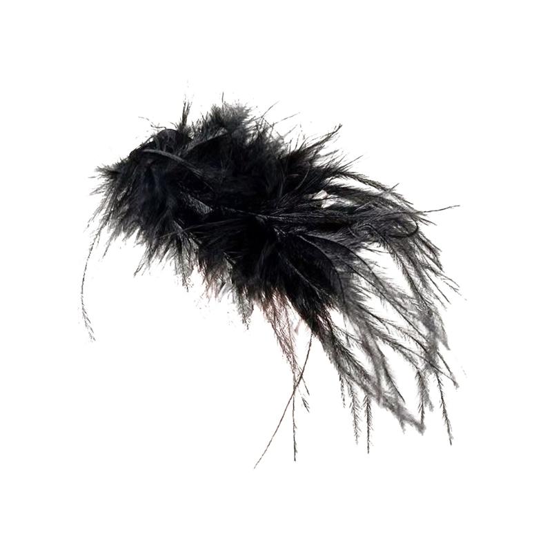 Handmade Feathered Hair Clip Versatile Feathered Hair Clip Hair Adornment Suitable For Various Occasions