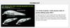 Megabass X-80 Trick Darter Suspend Lure GLX Cotton Wakasaki (3290)