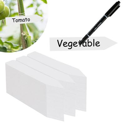 4 Inch Plant Labels Plastic Plant Name Tags Reusable Plant Tag Stakes