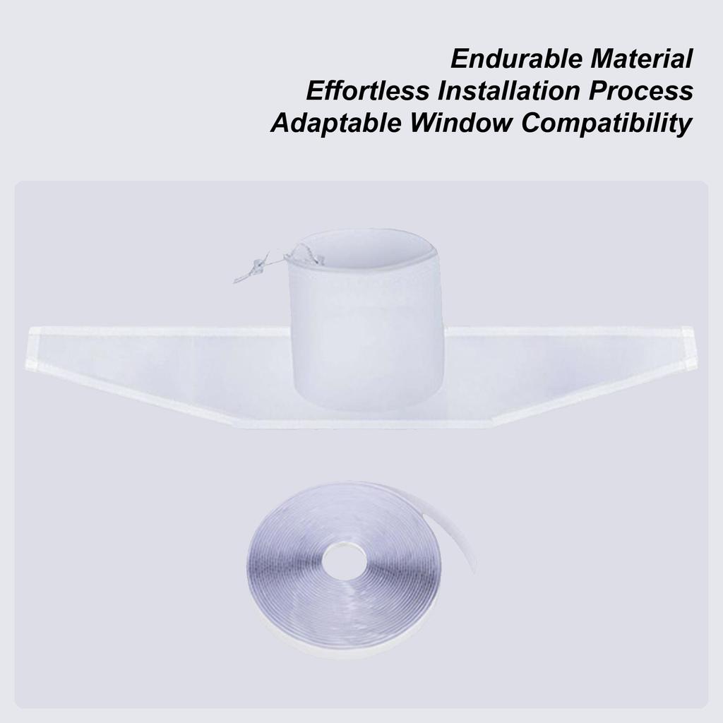Sello de Ventana Para Aire Acondicionado Portátil Kit de Ventilación para AC Móvil Resistente a la Intemperie Eficiente Energéticamente Guardia de Intercambio de Aire Para Dormitorio RV
