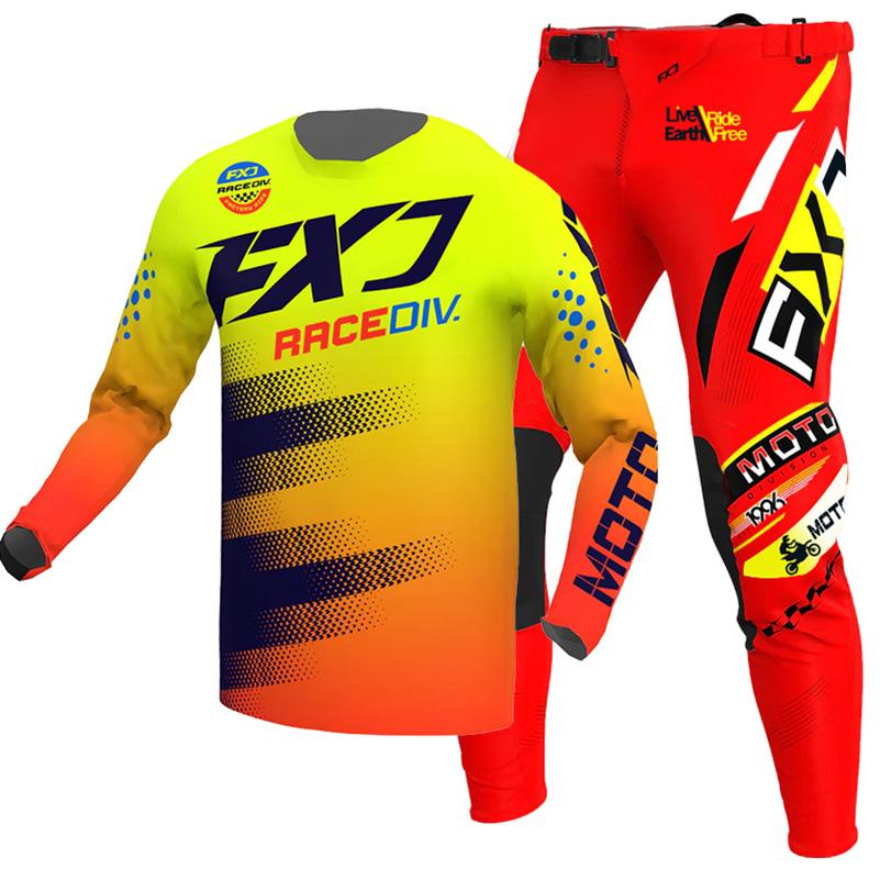 Motocross-Ausrüstungsset für Kinder 4 5 6 7 8 9 10 11 12 13 Jahre Jugend Kind Motorrad Junge Mädchen Jersey Hose Kits Rennanzug Offroad Enduro MX MTB