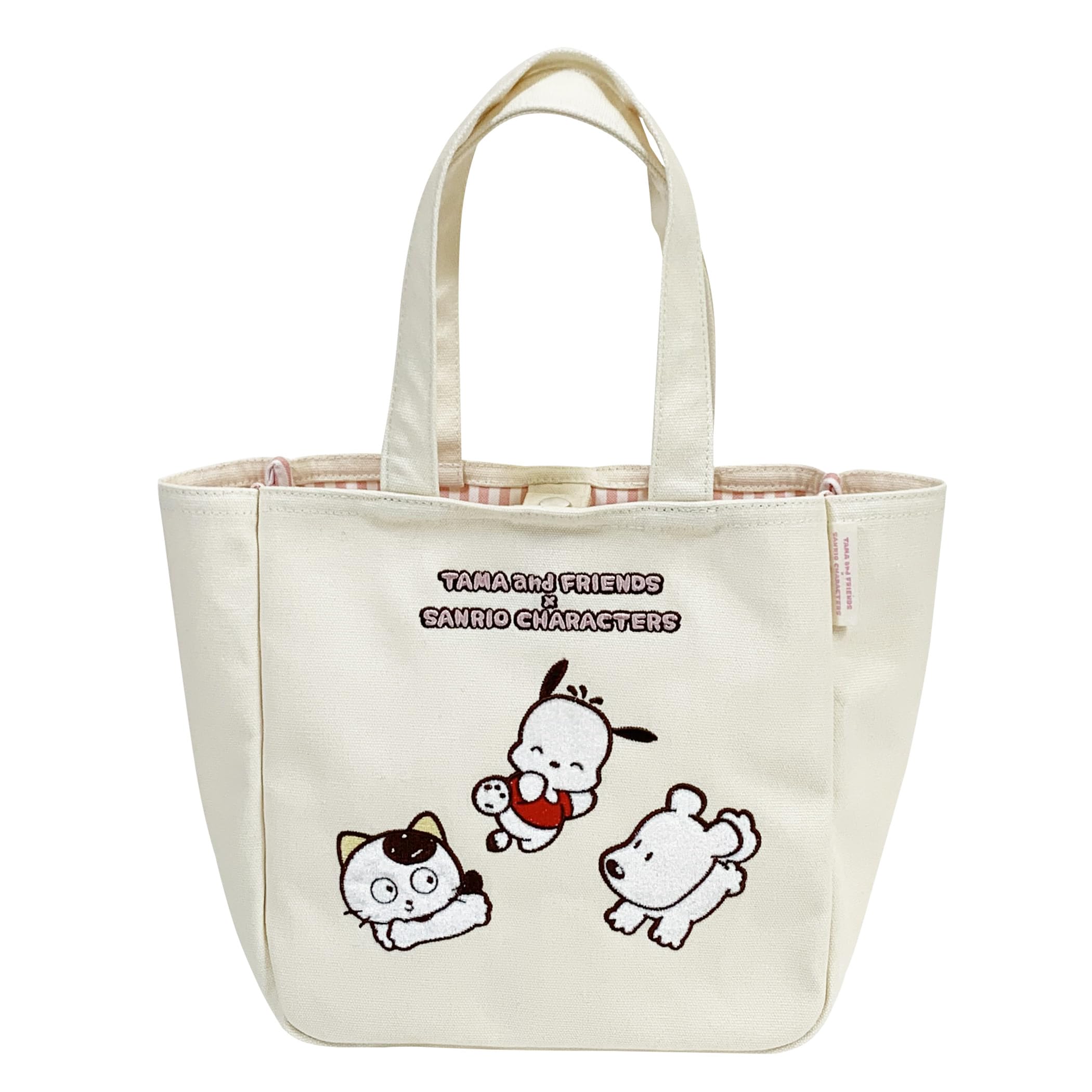 

Холщовая мини-сумка-тоут Atelier Momo & Momo Tama & Friends x Pochacco, для прогулок, TFZ43952-51
