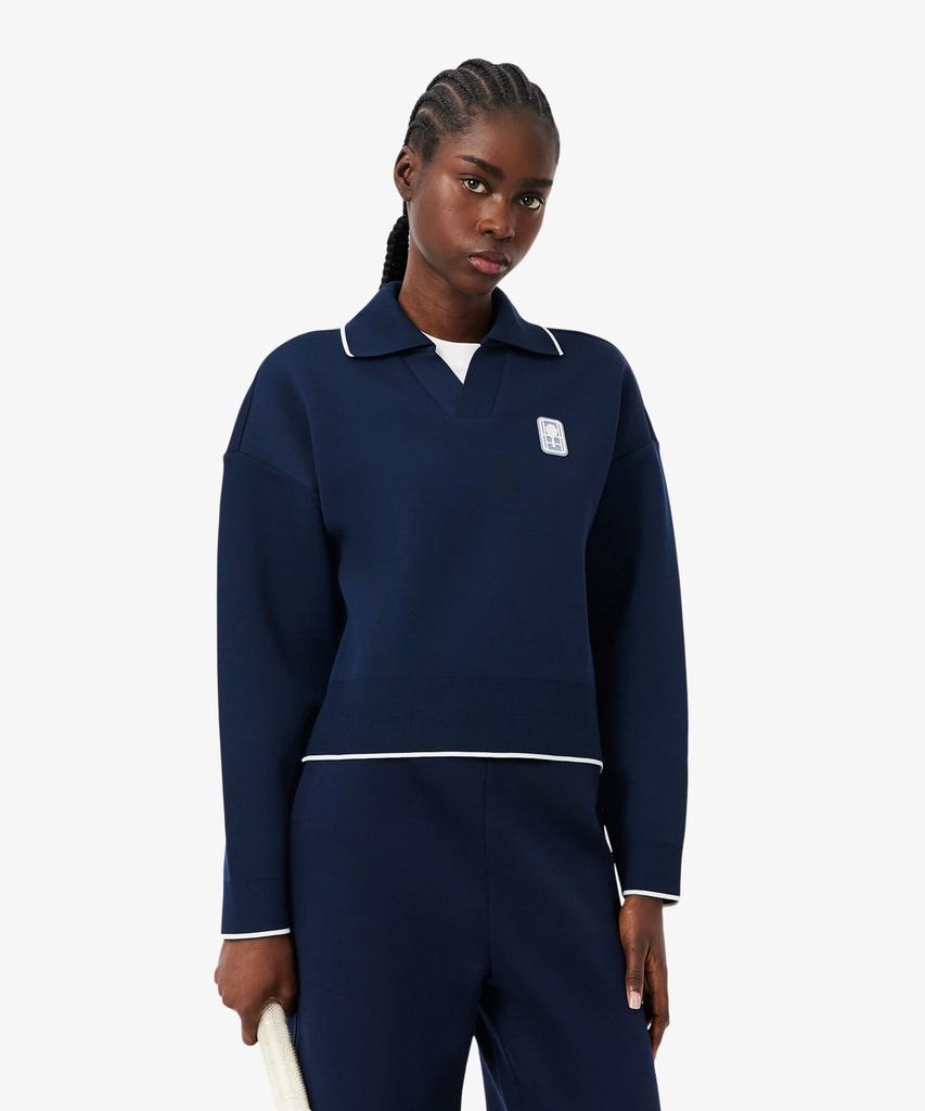 LACOSTE Women'S Tennis Heritage Sweatshirt Sf0224-56G 166