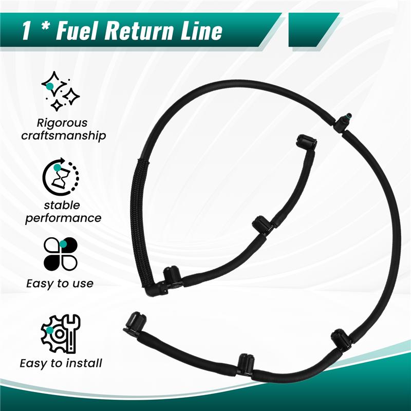 A28G-Fuel Return Line Leak Line Fuel Injector Return Line A6420708132 Fit For Mercedes W906 NCV3 Sprinter 3500 V6 3.0L