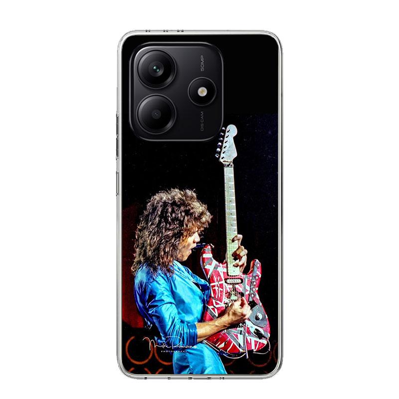 Eddie Van Halen Graphic Guitar Case Phone Cover for Xiaomi Redmi Note 14 13 12S 12 11S 11 11T 11E 10S 10 Pro Plus 9 9S 5G + Tren
