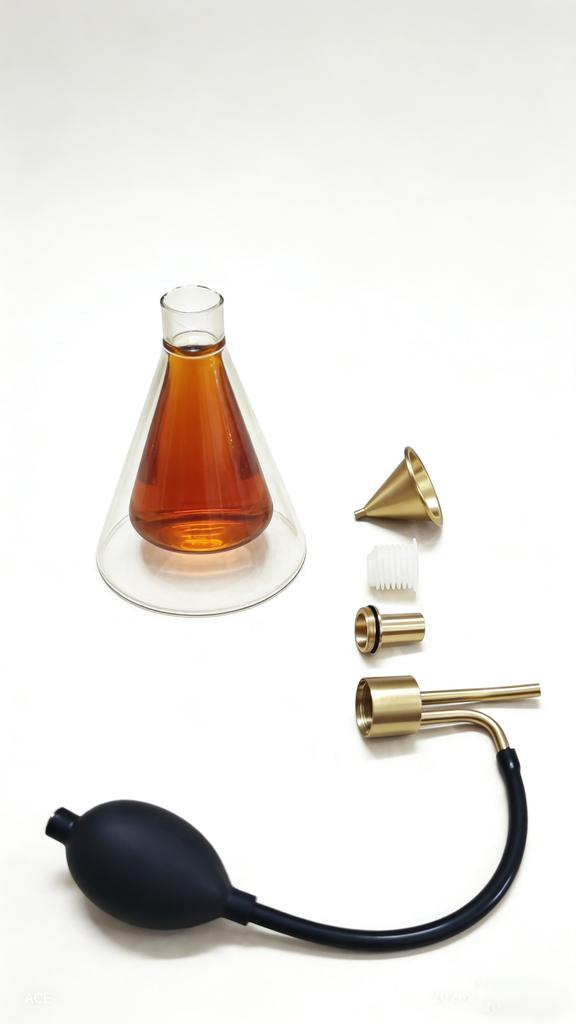 YANDER Parfum ätherisches Öl Duft Riechflasche Messing Ausstellung Spa Display Aroma Duftgerät Aroma Geschmack Glasflasche