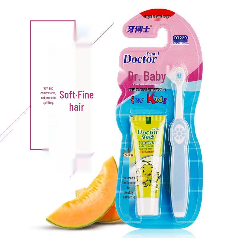 Dr. Dentist Kids Strawberry Toothpaste & Dental Care Set