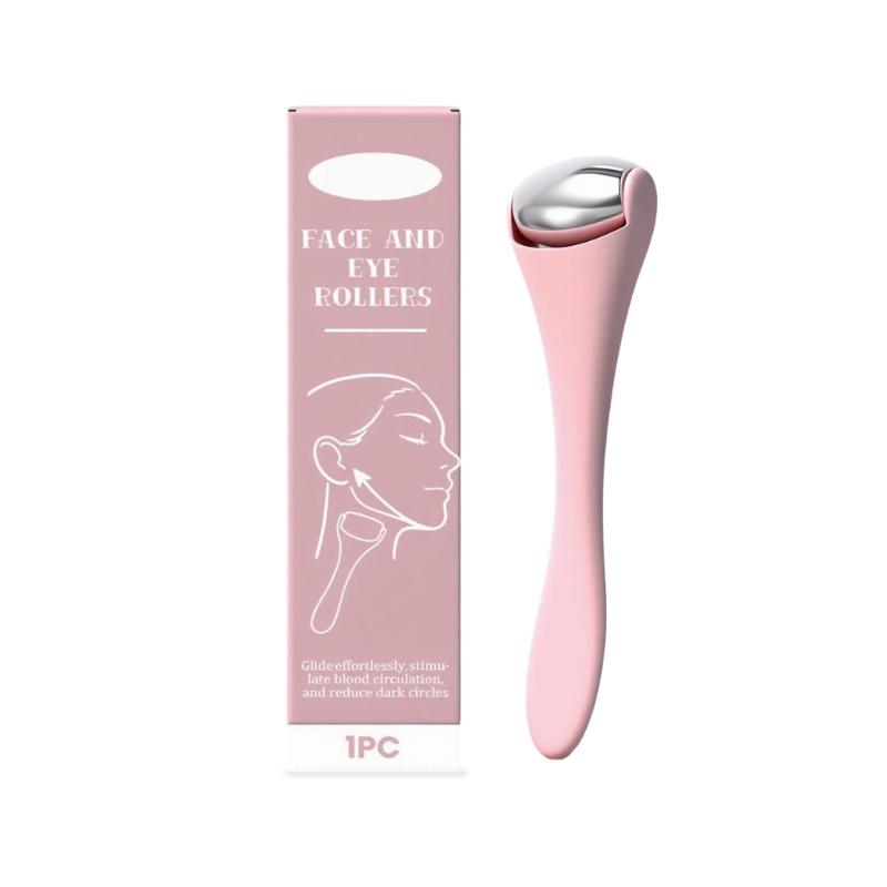 

Face Roller With Zinc Alloy Wheel Lightweighted PP Grip For Muscle Relaxation Travel Friendly Non Electric Massage 1