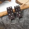 Renaissant Rivets Studded O Rings Belt With Detachable Nordic Design Pouch For Cosplay Enthusiasts Dressingup Waist Props