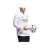 Adidas Real Madrid 20-21 Home Player Edition Long Sleeve T-Shirt Men Tops White FQ7488