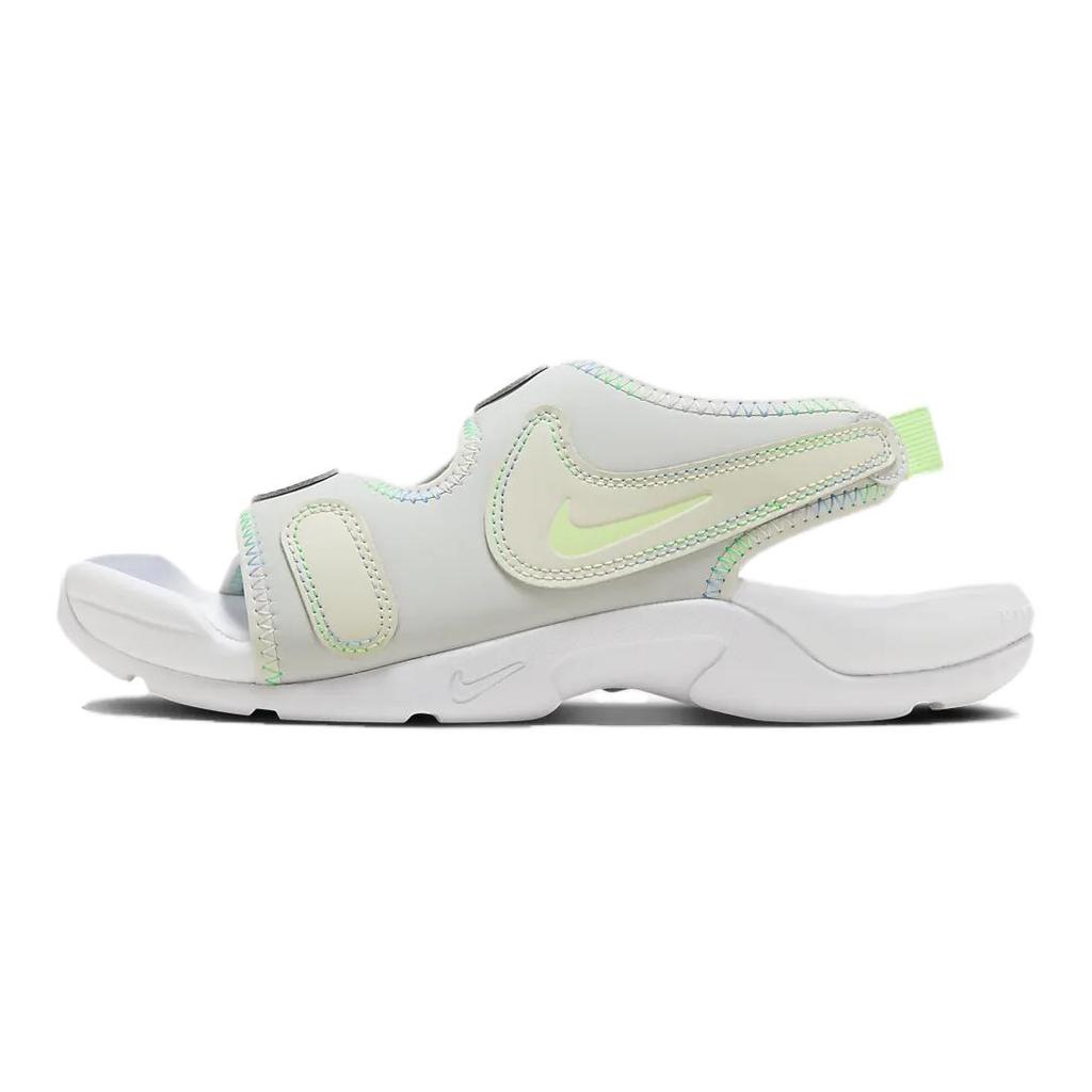 Nike Sunray Adjust 6 Soft Comfortable Non-Slip Breathable Sandals Kids Sandals Gray White Green FN4874-001