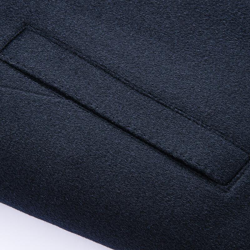 FAPAI Men's Business Lapel Wool Blend Jacket