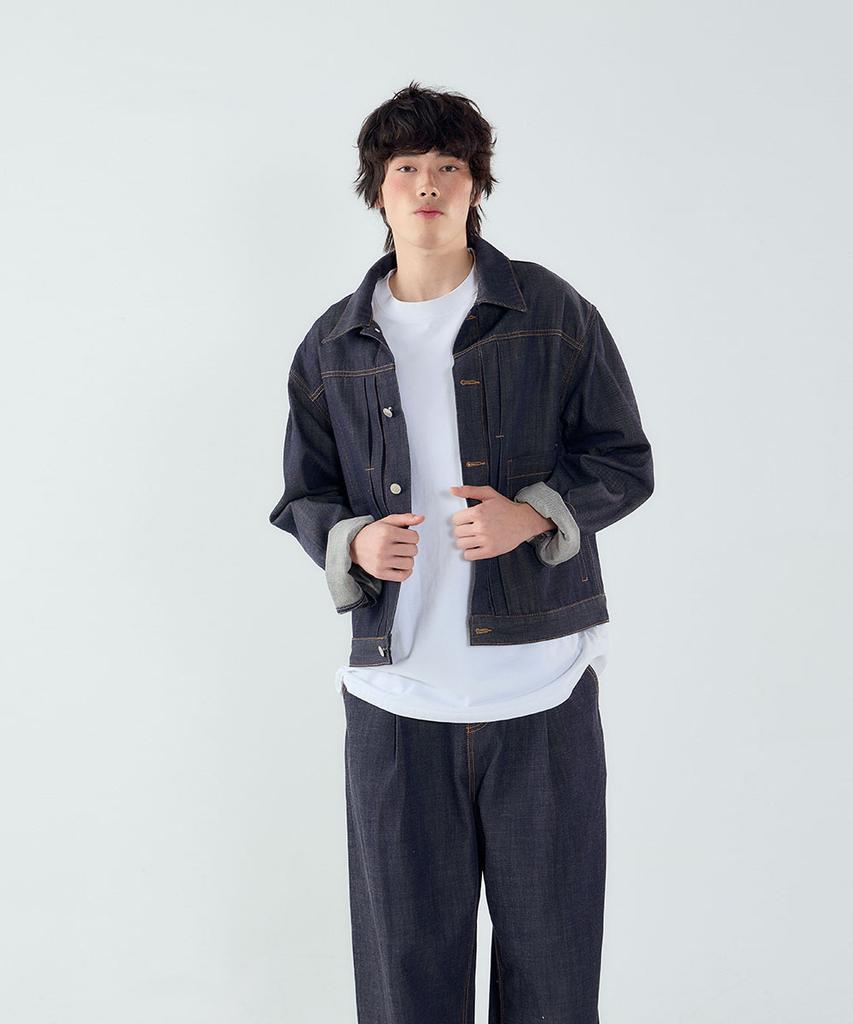 Fortyfour [M] Indigo Raw Denim Jacket