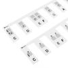 61 Keys Piano Note Marker Silicone Strips Free Paste No Glue Overlay Type  for Kids / Beginners with Case