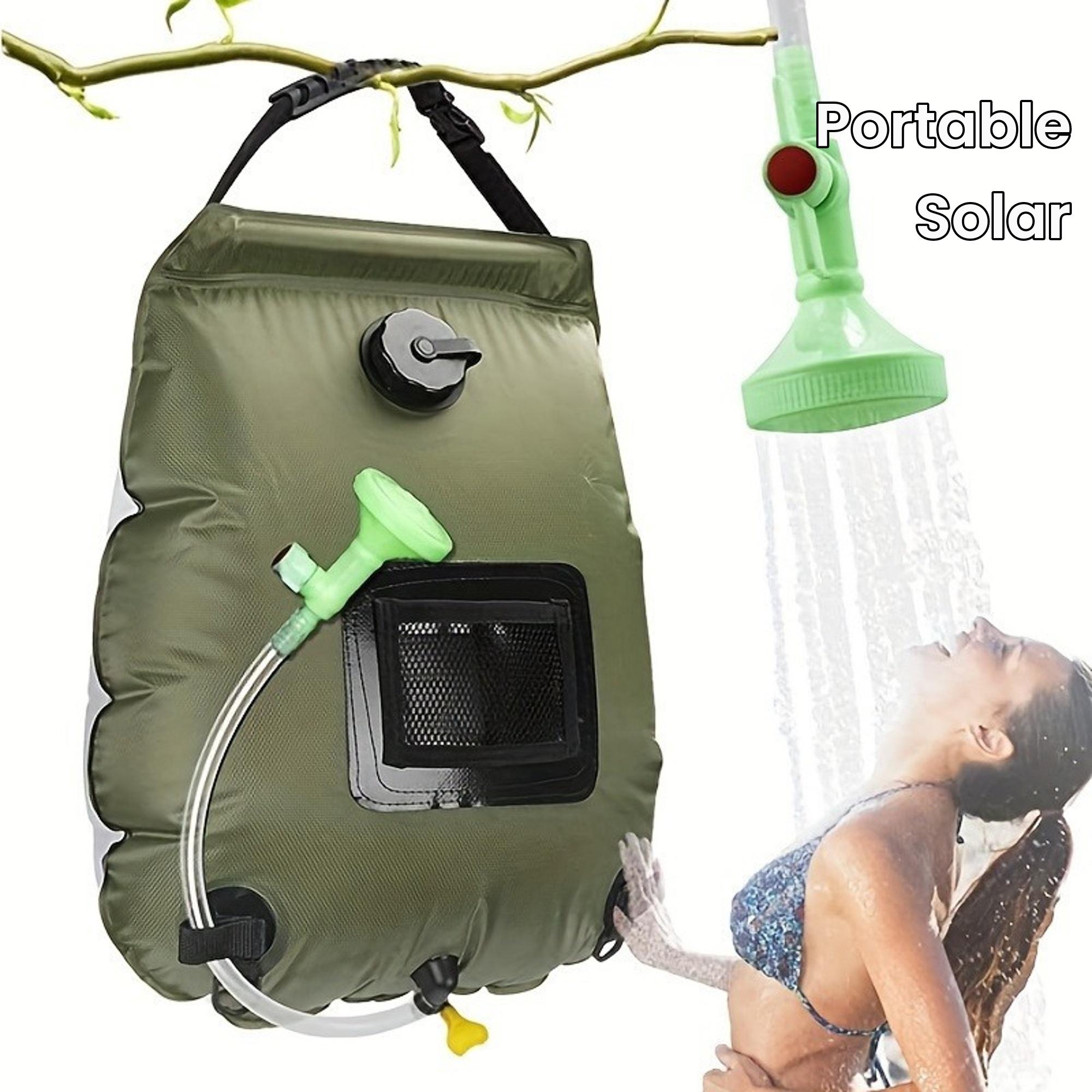 

Сумка для душу на відкритому повітрі 20 л, переносна сумка для душу на сонячних батареях, сумка для душу на відкритому повітрі 20 л, мішок для води для душу 20L армія зелений колір