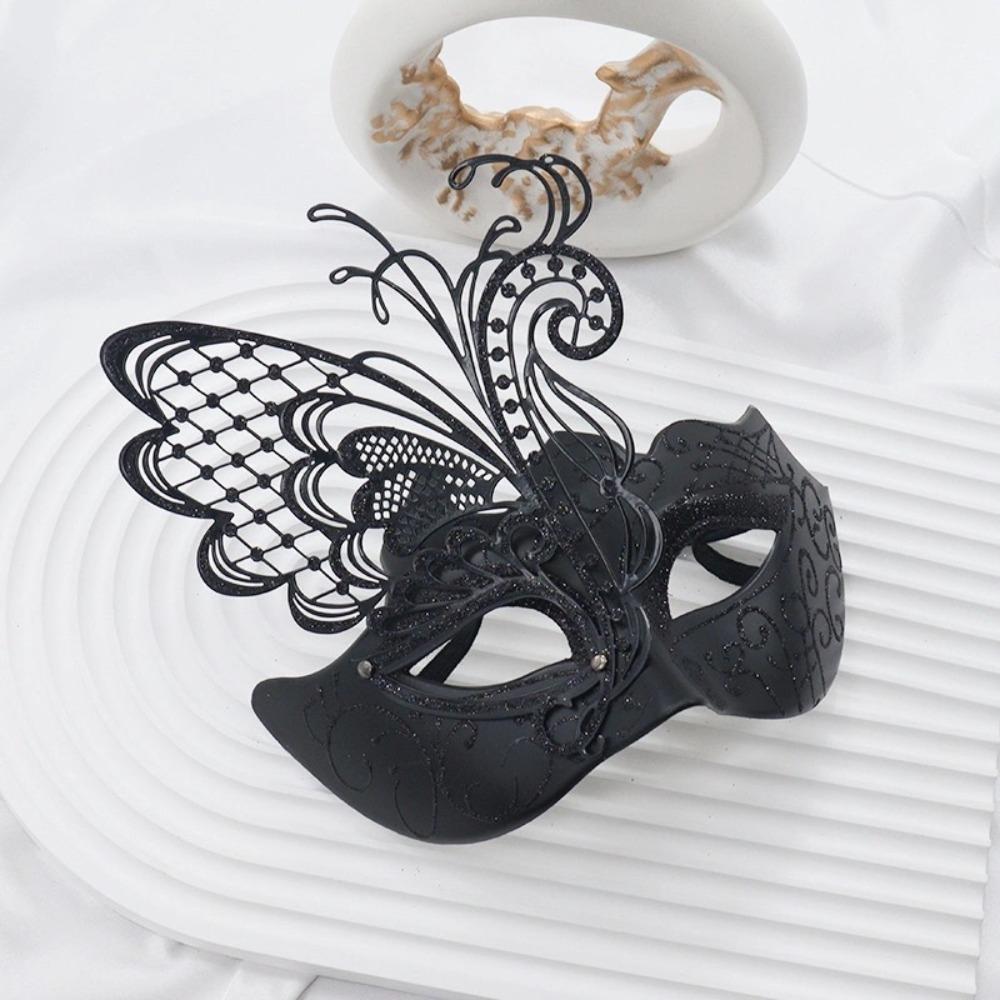 Novelty Half Face Mask Retro Masquerade Cosplay Mask Creative Glitter Mask  Carnival Costume Props