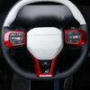 3pcs Car Steering Wheel Switch Button Trim Panel Frame Chin Cover For Kia K4 /K4 GT Line Interior Style Accessories LHD RHD