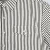 Weekhour Pocket Stripe Half Shirt Khaki