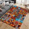 Native art culture vibrant patterns carpet Yoga living room room decor children's crawling mat doormat area rug games mat