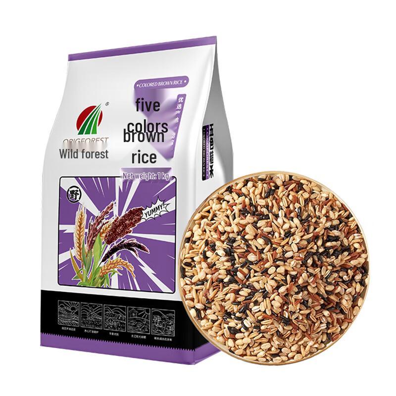 Wild Forest Shaanxi Five-Color Brown Rice
