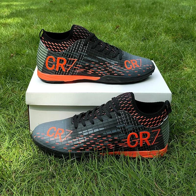 Latest Male Turf Football Studs Soccer Kicks Airy Sport Outside Tf Practice Footwear Grass Futsal Game Sport Drop Shipping