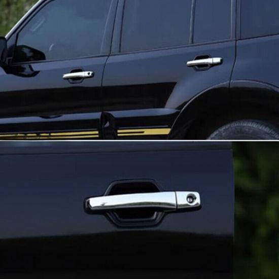 Chrome Exterior Door Handle Cover Trim For Mitsubishi Montero Pajero 2009-2021