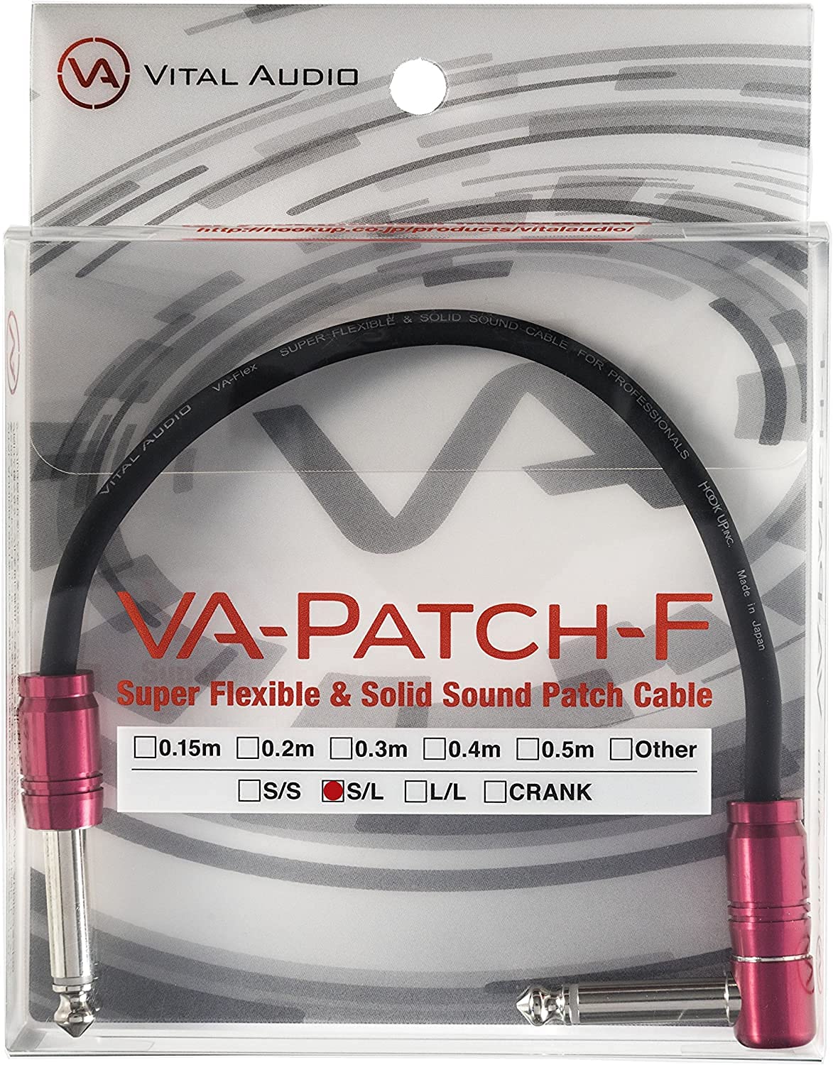 

Vital Audio VA-Patch-F-0.3m S/L High-grade new material patch cable