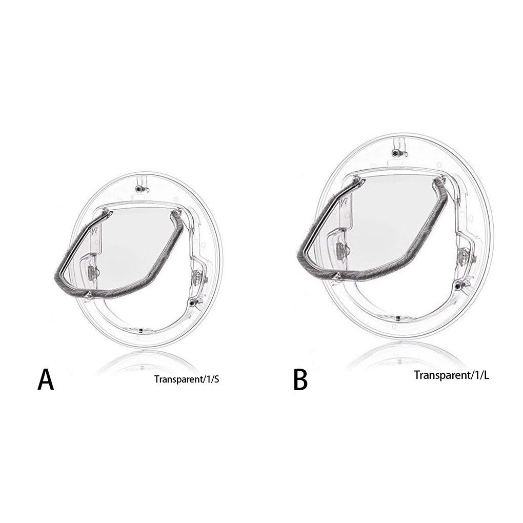 Home PC Transparent Pet Flapping Door Replacement Universal Living Room Bedroom Animal Lockable Doors Gate Pets Supplies