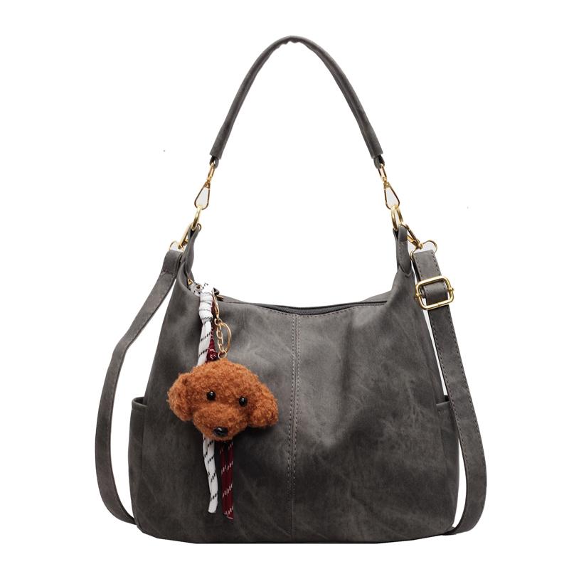 Large Capacity Tote Bag Women's Vintage Shoulder Crossbody Bag Underarm Bag