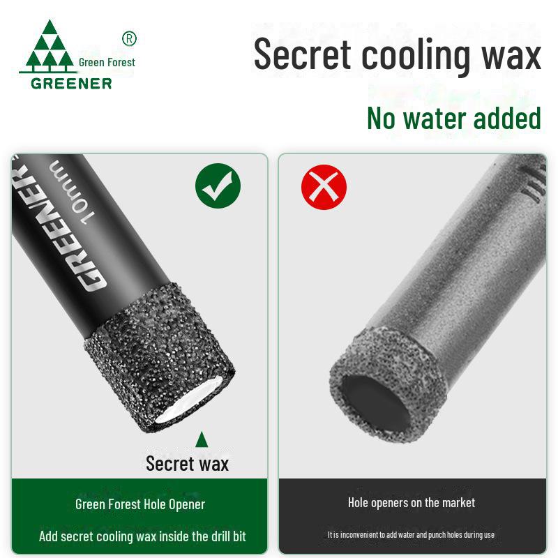 Burghiu pentru plăci ceramice Green Forest pentru sticlă și marmură