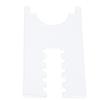 2 Pack Transparent Furniture Wall Protector 10x17cm Adjustable Couch Spacer  For Sofa
