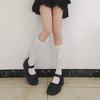1 Pair Women Ruffle Socks Girl Lace Topped Calf Socks Frilly Socks with Bowties Cotton Socks Princess Style Dress Socks
